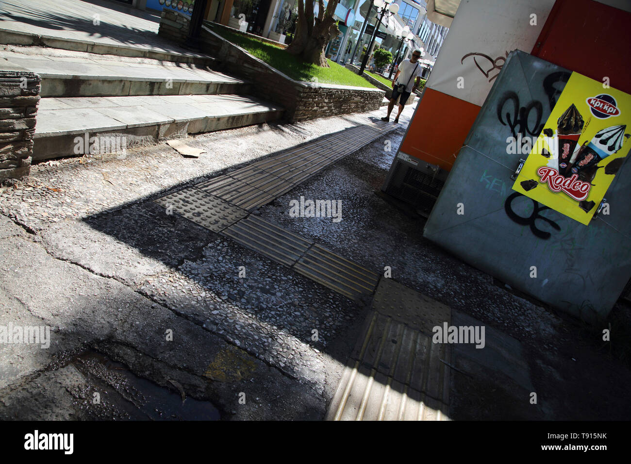 Glyfada Athens Griechenland Street Scene Stockfoto