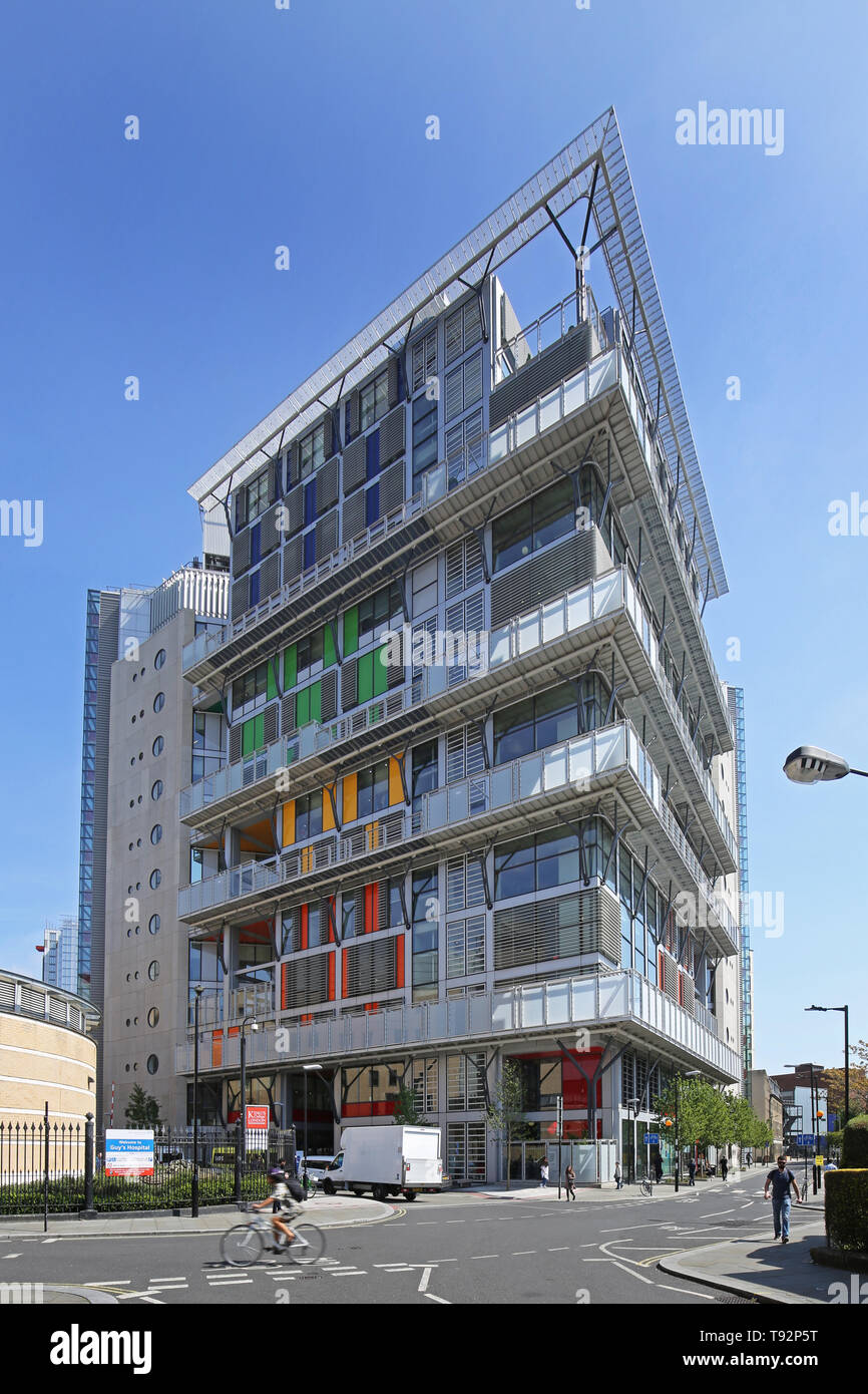 Die neuen Cancer Center Gebäude am Guys Hospital, London, von Rogers Stirk und Hafen entwickelt. Stockfoto