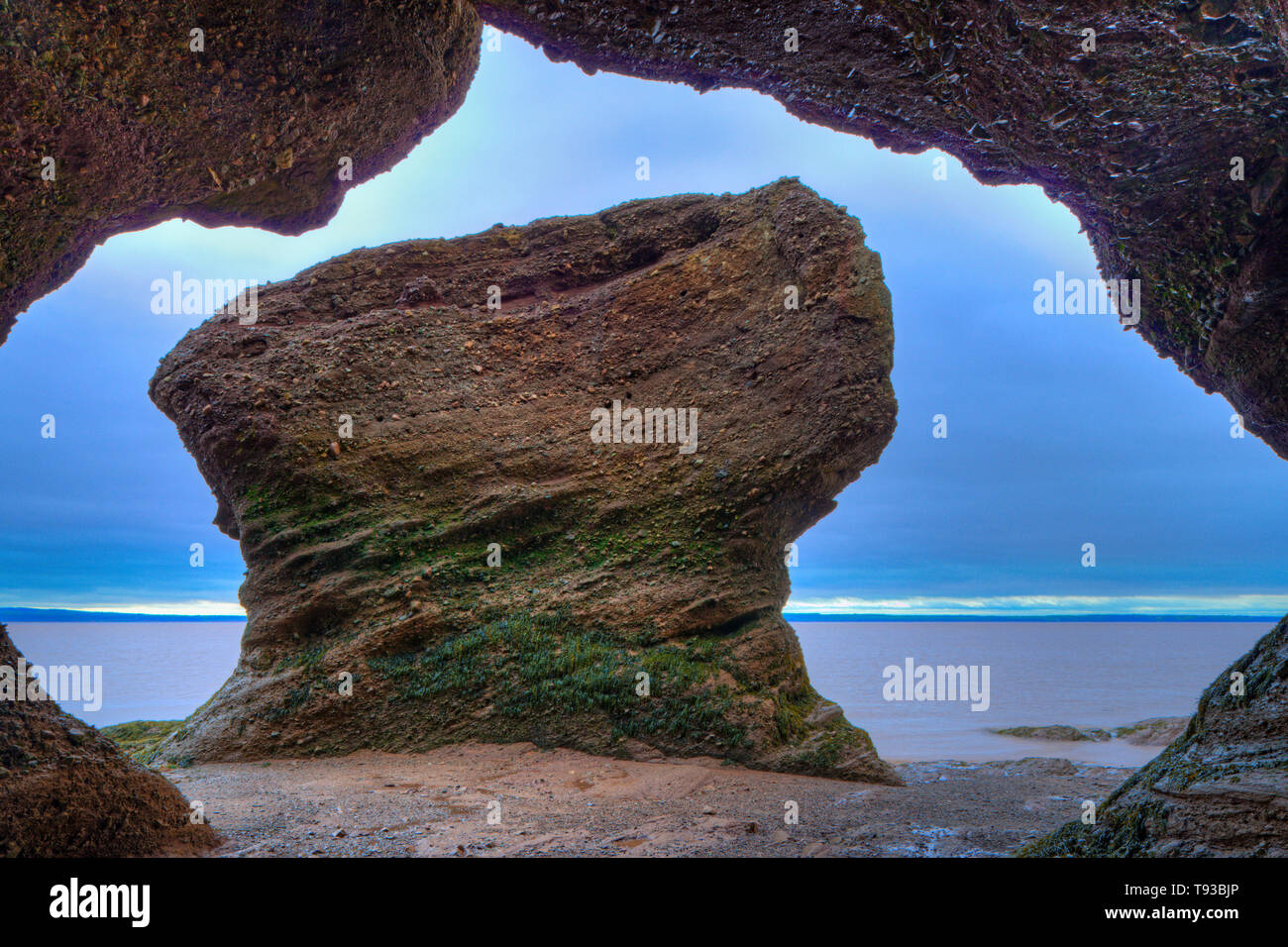 Hopewell Rocks, Cape Hopewell Rocks, New Brunswick, Kanada Stockfoto