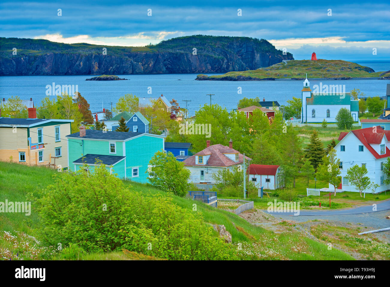 Fischerdorf, Neufundland und Labrador, Kanada Stockfoto