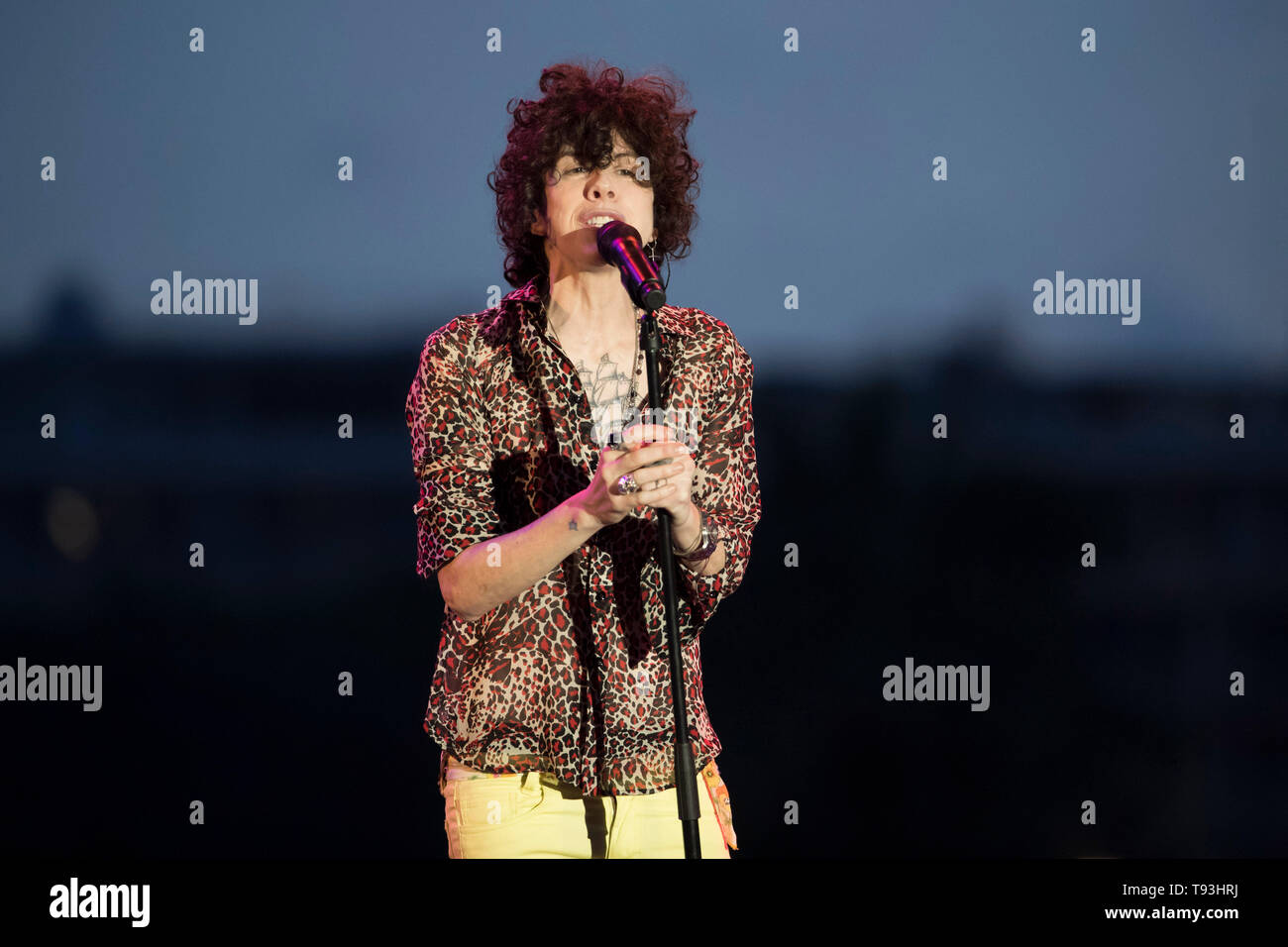 Singer LP, Laura Pergolizzi, am Jazz Festival von Nizza am 2018/07/21 *** Local Caption *** Stockfoto