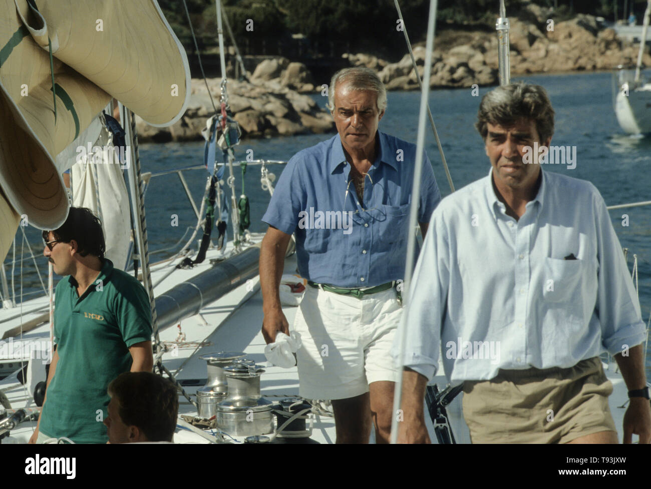 Raul Gardini, il Moro di Venezia, 1983 Stockfoto