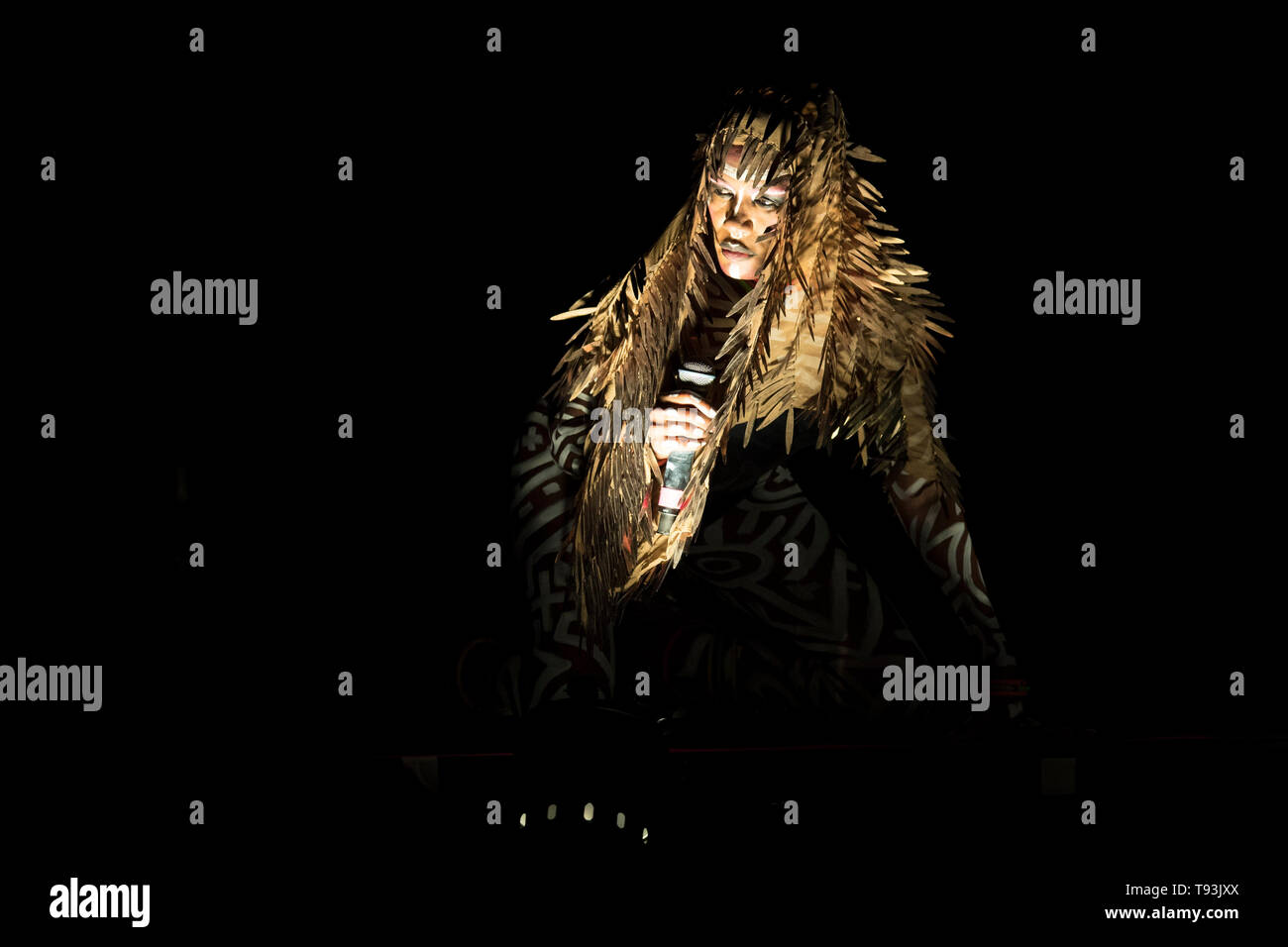 Sängerin Grace Jones auf der Bühne während eines Konzerts im sportlichen Sommer Festival von Monaco auf 2018/08/06 *** Local Caption *** Stockfoto