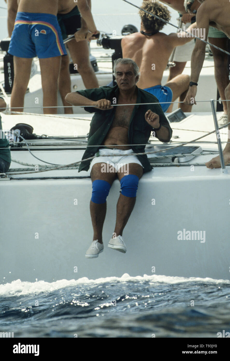 Raul Gardini, il Moro di Venezia, 1983 Stockfoto