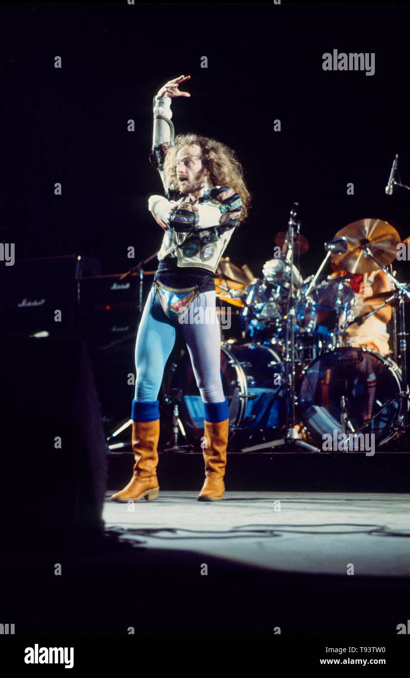 Amsterdam, Niederlande, 1973, (Foto Gijsbert Hanekroot) *** Local Caption *** Jethro Tull, Ian Anderson Stockfoto