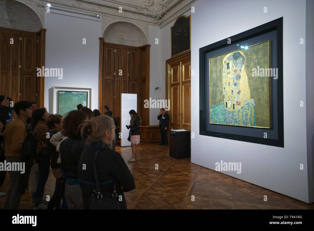 Innenraum der Kunst Museum im Schloss Belvedere in Wien Österreich Stockfoto