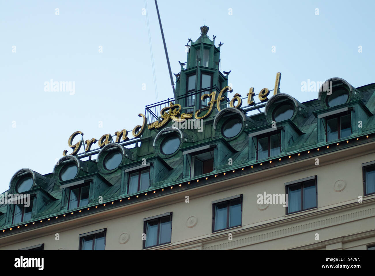 Grand Hotel Stockholm Stockfoto