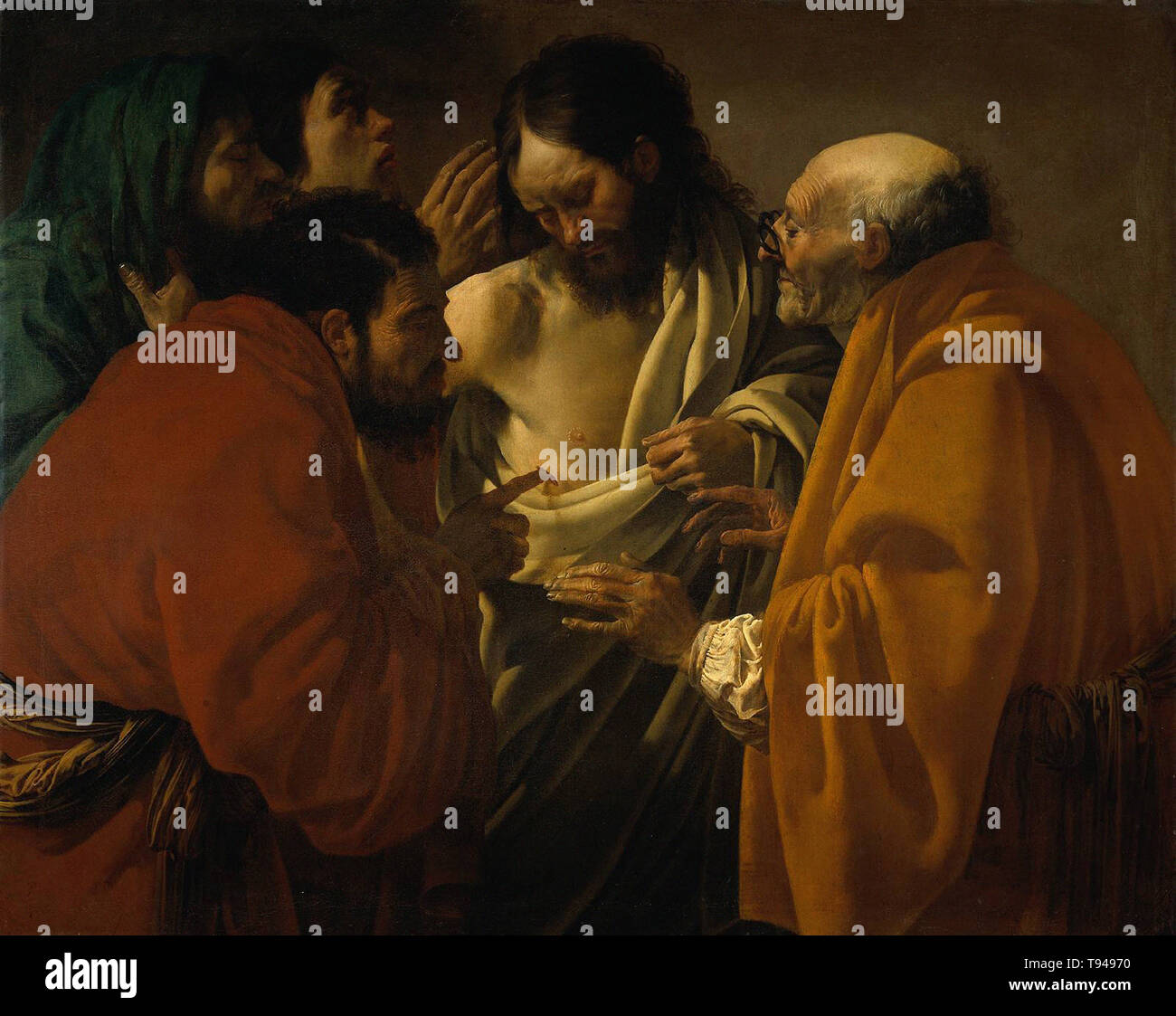 Hendrick ter Brugghen - ungläubigkeit St Thomas c 1622 Stockfoto