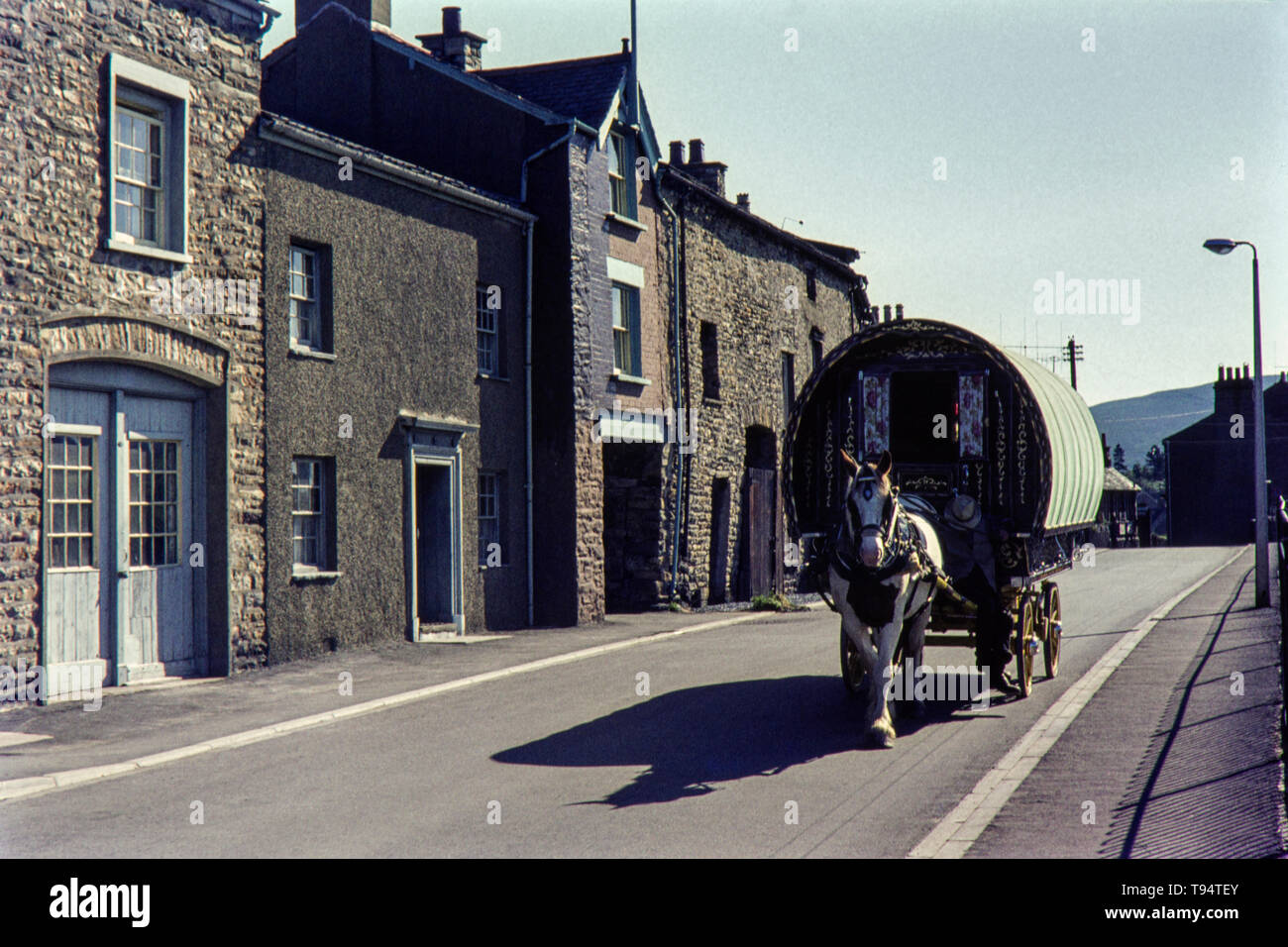 Gypsy Caravan, Bild im südlichen Irland im Juni 1974 getroffen Stockfoto