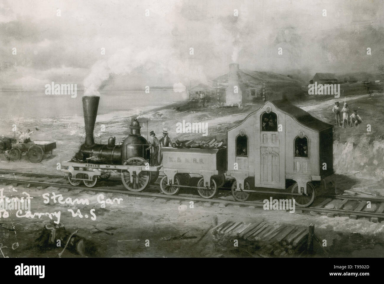 Der United States Postal Service Bahn Mail Service war eine deutliche Mail Transport Service in den USA während der Zeit von der Mitte des 19. Jahrhunderts bis zur Mitte des 20. Jahrhunderts. Die RMS, oder sein Nachfolger die postalische Transport Service (PTS), durchgeführt, um die überwiegende Mehrheit der Briefe und Pakete in den Vereinigten Staaten aus den 1890er Jahren bis in die 1960er Jahre geschickt. Stockfoto