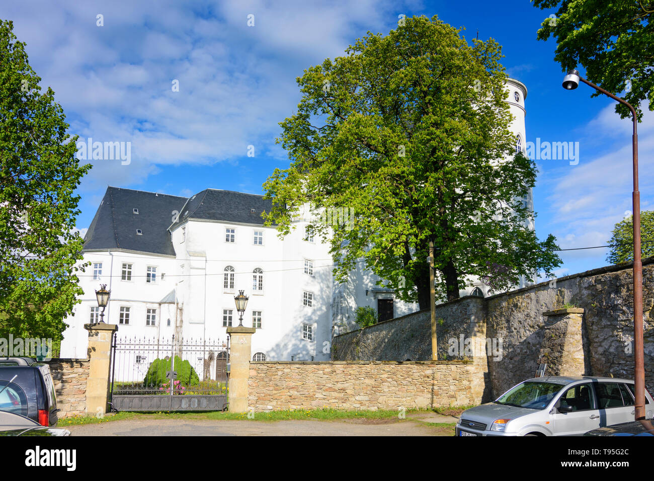 Altenberg: Bezirk Bärenstein: Schloss Bärenstein im Erzgebirge, Erzgebirge, Sachsen, Sachsen, Deutschland Stockfoto