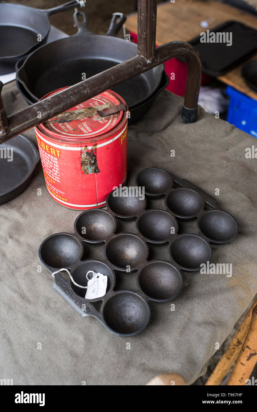 New York City, USA - May15, 2019: Brimfield Antique Market, Brimfield Massachusetts, USA. Stockfoto