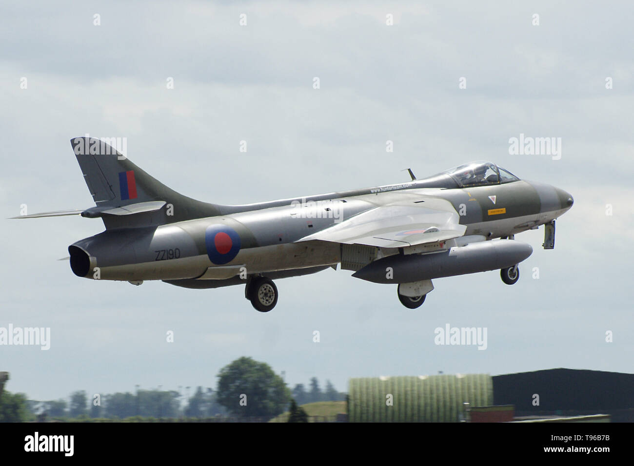 Hawker Hunter, Kalter Krieg Jet Fighter Stockfoto