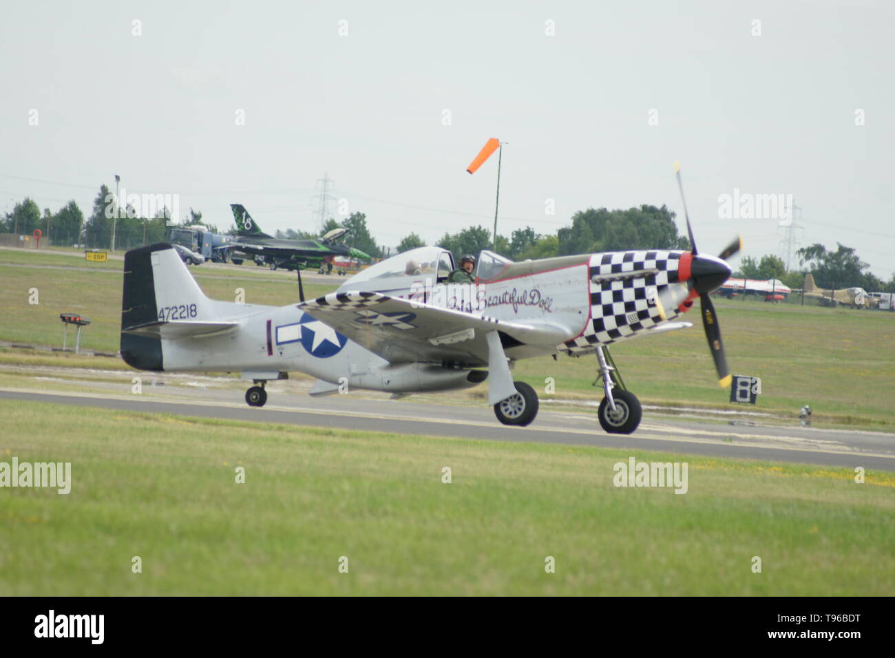 North American P-51 Mustang, 78th Fighter Group, Duxford Stockfoto