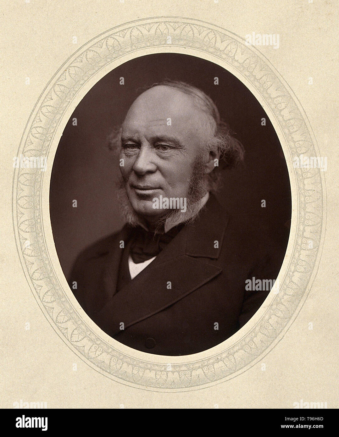 John Fowler, 1st Baronet (Juli 15, 1817 - November 20, 1898) war ein englischer Ingenieur, spezialisiert auf den Bau der Eisenbahn und der Eisenbahninfrastruktur. In den 1850er und 1860er Jahren, er war Ingenieur für die erste U-Bahn der Welt, Metropolitan London Railway, die durch den Schnitt-und-Methode unter den Straßen der Stadt. In den 1880er Jahren, war er Chief Engineer für die Forth Eisenbahnbrücke, die im Jahre 1890 eröffnet. Fowler's war eine lange und bedeutende Karriere, über die meisten der Expansion des 19. Jahrhunderts, und er war Ingenieur, Beraterin oder Berater zu vielen Britischen und Ausländischen Bahn Standort Stockfoto