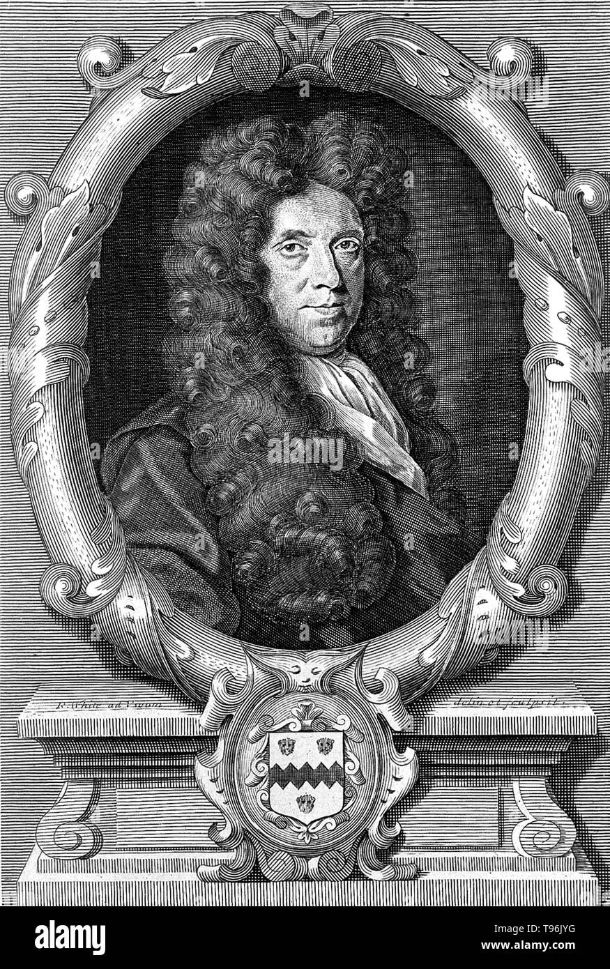 Nehemia Wuchs (September 26, 1641 - März 25, 1712) war ein englischer Anlage Anatom und Physiologe, als der Vater der Pflanze Anatomie bekannt. Im Jahre 1671 nahm er den Grad des Dr. med. an der Universität Leiden. Im Jahre 1672 ließ er sich in London, und bald eine umfangreiche Praxis als Arzt. Im Jahre 1682 veröffentlichte er die Anatomie der Pflanzen, die auch weit war eine Sammlung von früheren Publikationen. Stockfoto