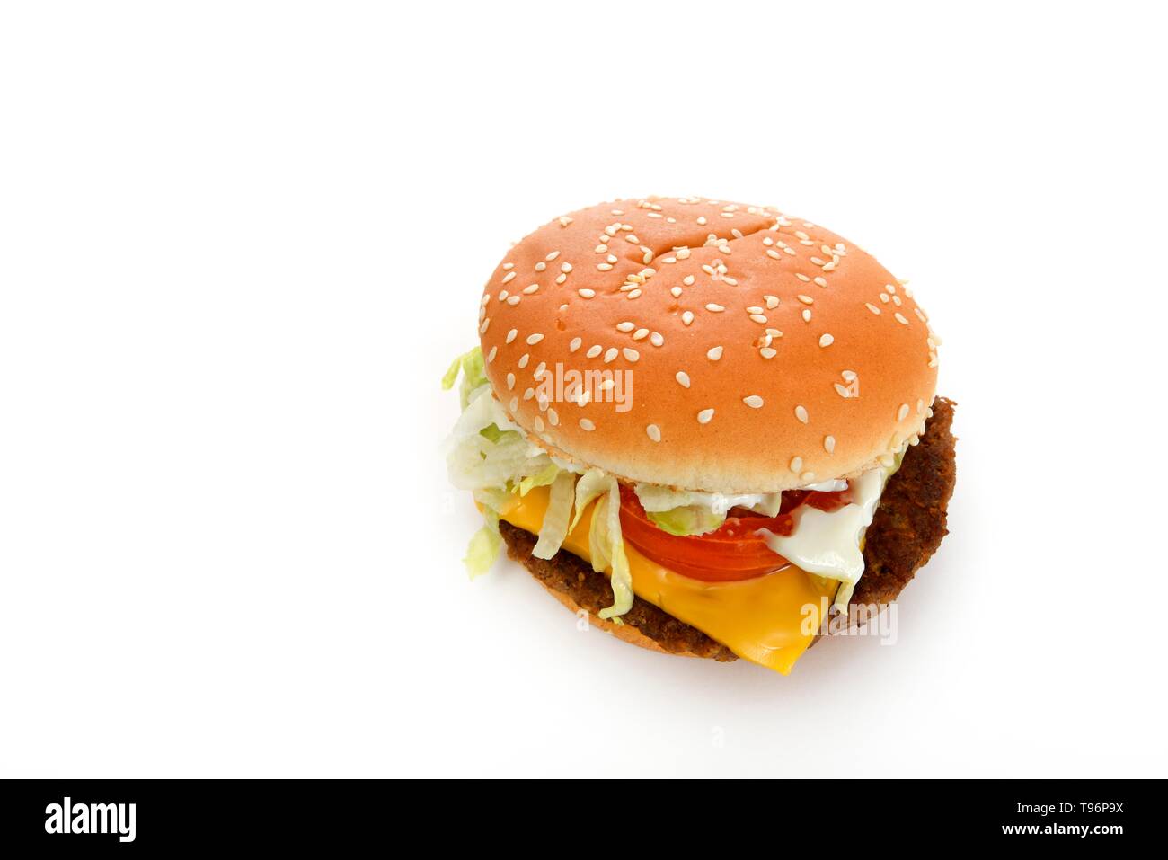 Cheeseburger, Deutschland Stockfoto