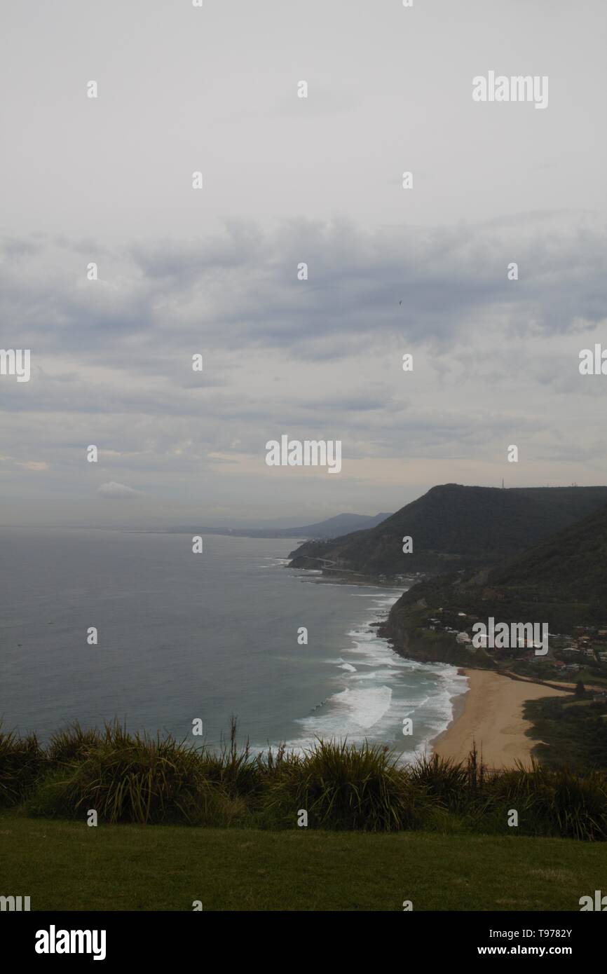 Outback in Australien Strand mit feinem, goldfarbenem Sand Stockfoto