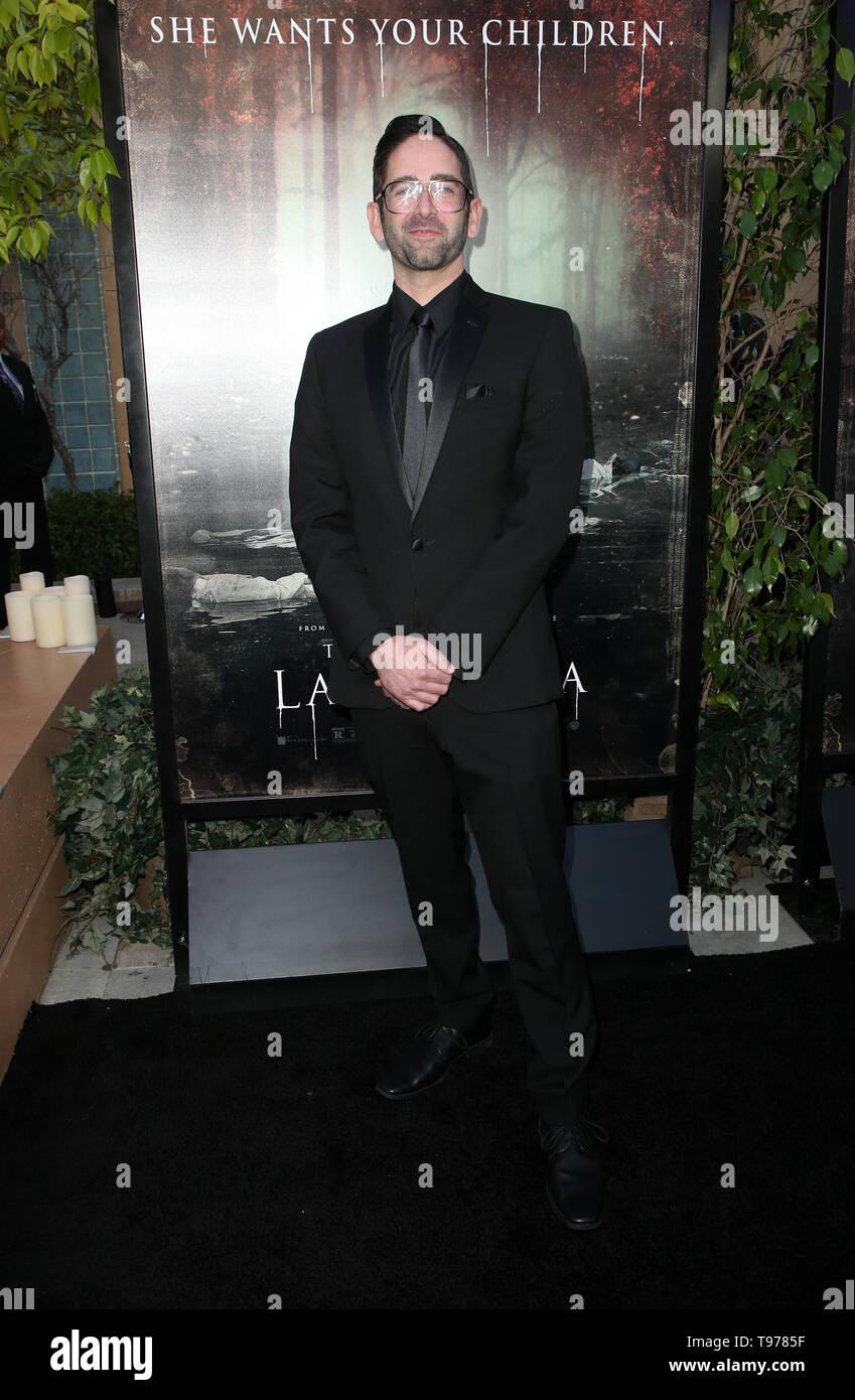 Premiere von Warner Bros.'' Der Fluch von La Llorona' Mit: Michael Chaves Wo: Hollywood, California, United States Wenn: 15 Apr 2019 Credit: FayesVision/WENN.com Stockfoto