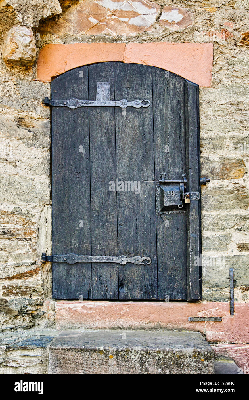 alte Holztür Stockfoto