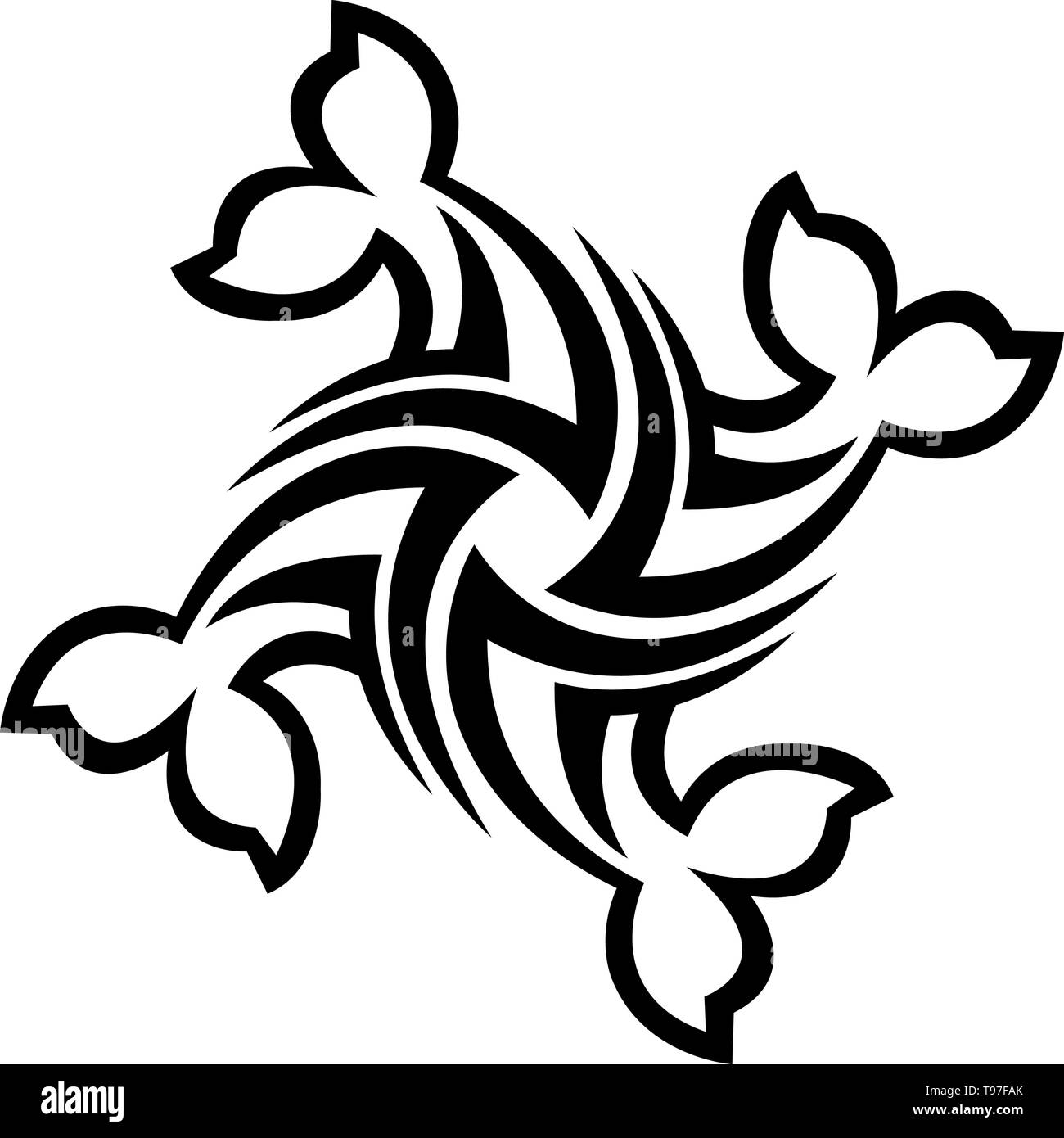 Killerwal Orca Abbildung Stock Vektor