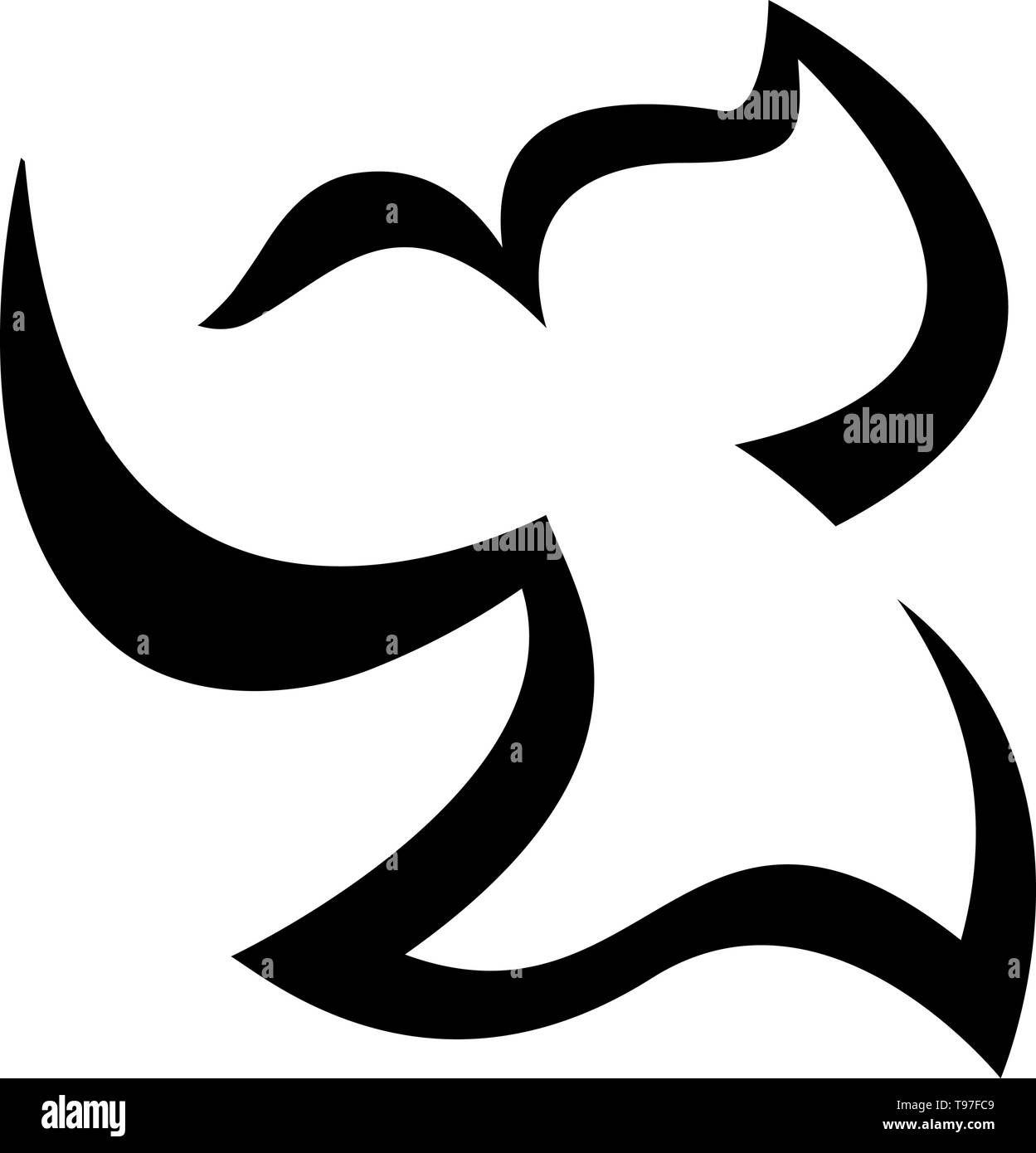 Killerwal Orca Abbildung Stock Vektor