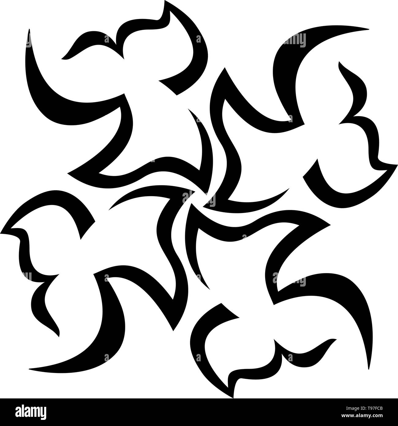 Killerwal Orca Abbildung Stock Vektor