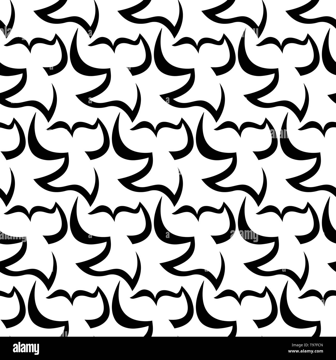 Killerwal Orca Abbildung Stock Vektor