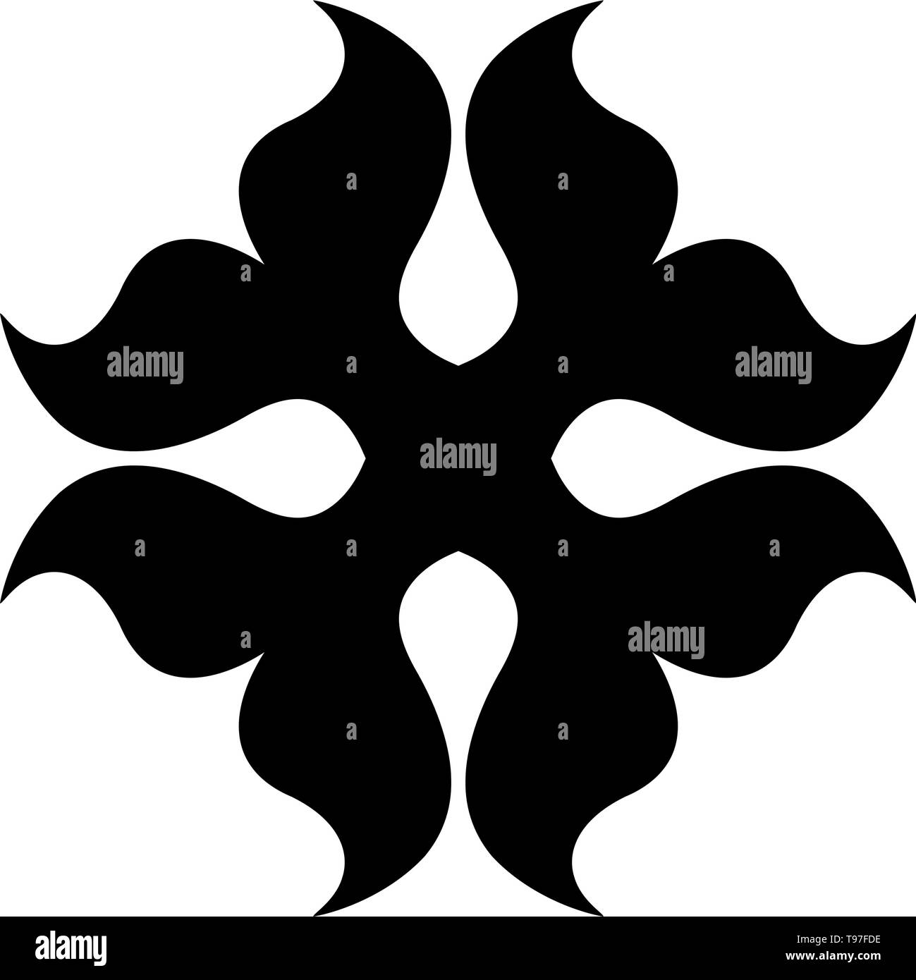 Killerwal Orca Abbildung Stock Vektor