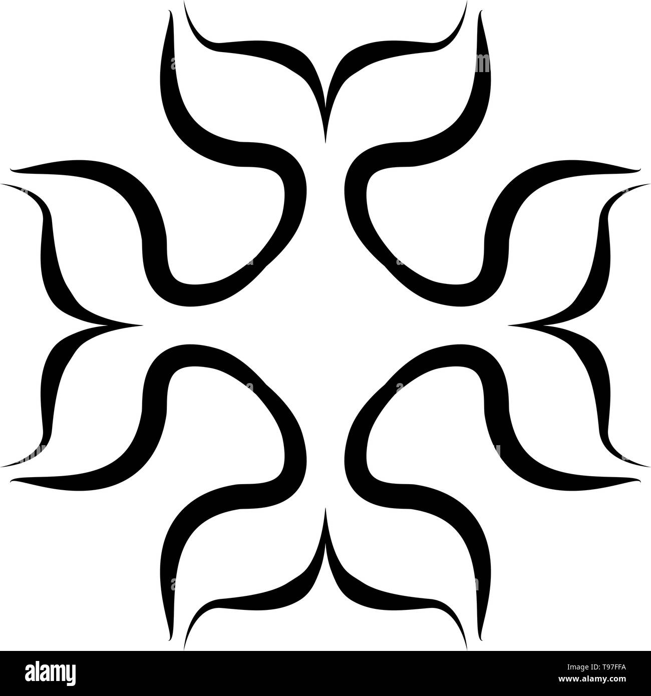 Killerwal Orca Abbildung Stock Vektor