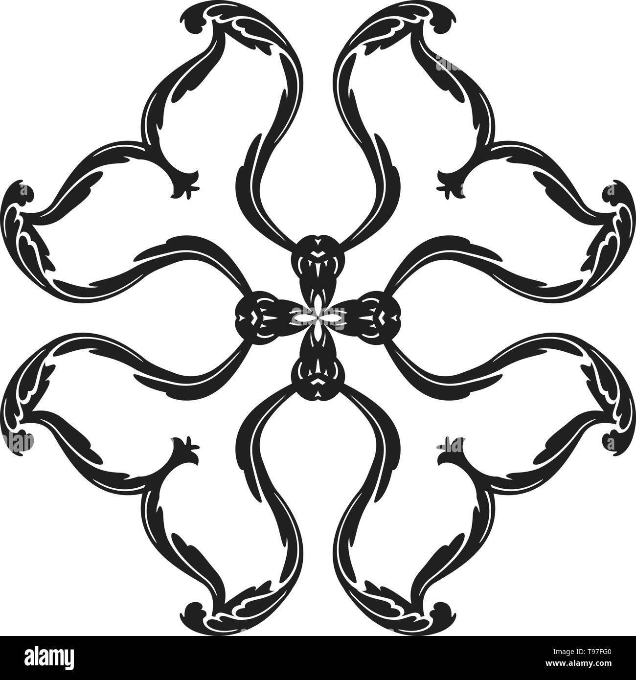 Killerwal Orca Abbildung Stock Vektor