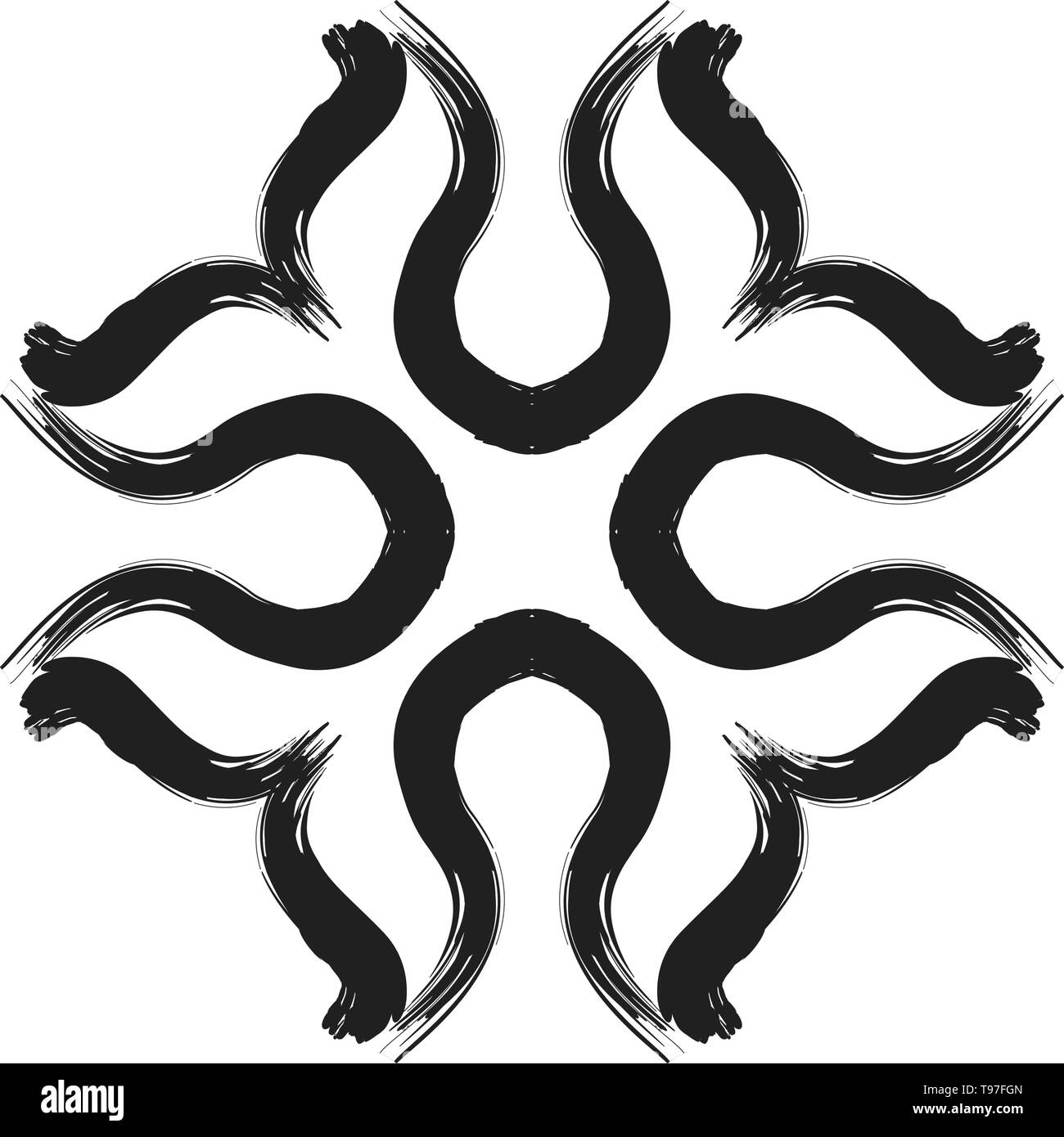 Killerwal Orca Abbildung Stock Vektor