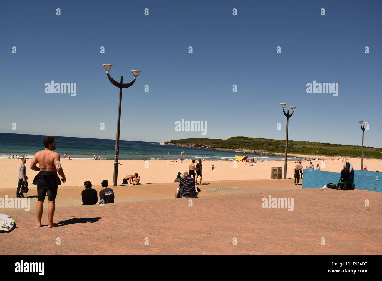 Sydney Strand - Marubra Stockfoto