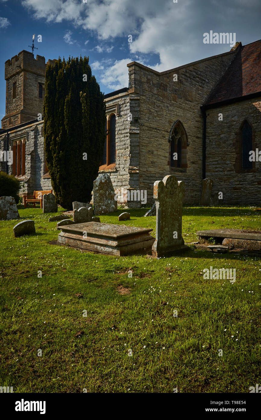 Die Kirche von St. Laurance Henley-in-arden, Alcester, Warwickshire, England, Vereinigtes Königreich, Europa Stockfoto