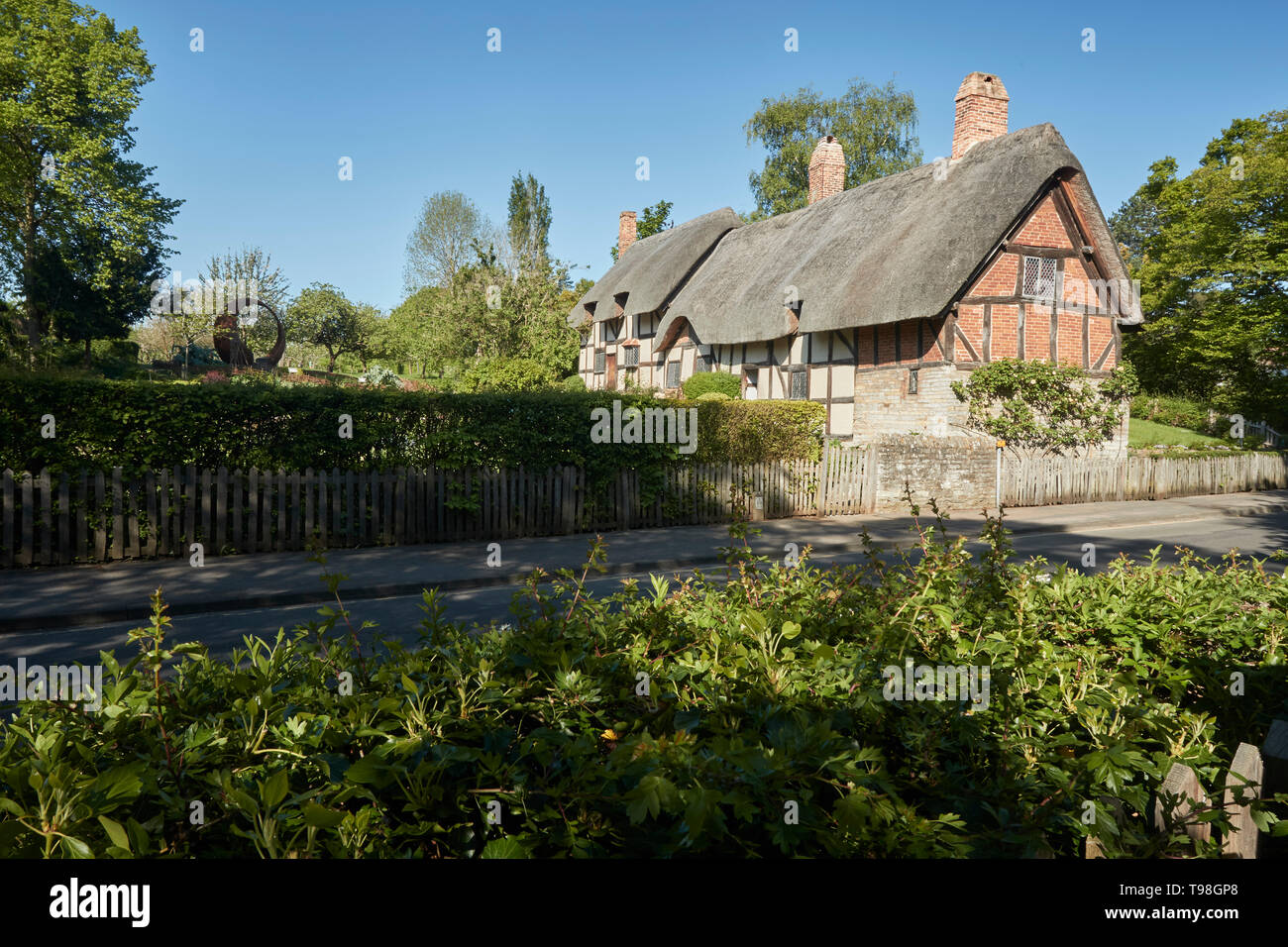 Anne Hathaway's Cottage, Shottery, Stratford-upon-Avon, England, Vereinigtes Königreich, Europa Stockfoto