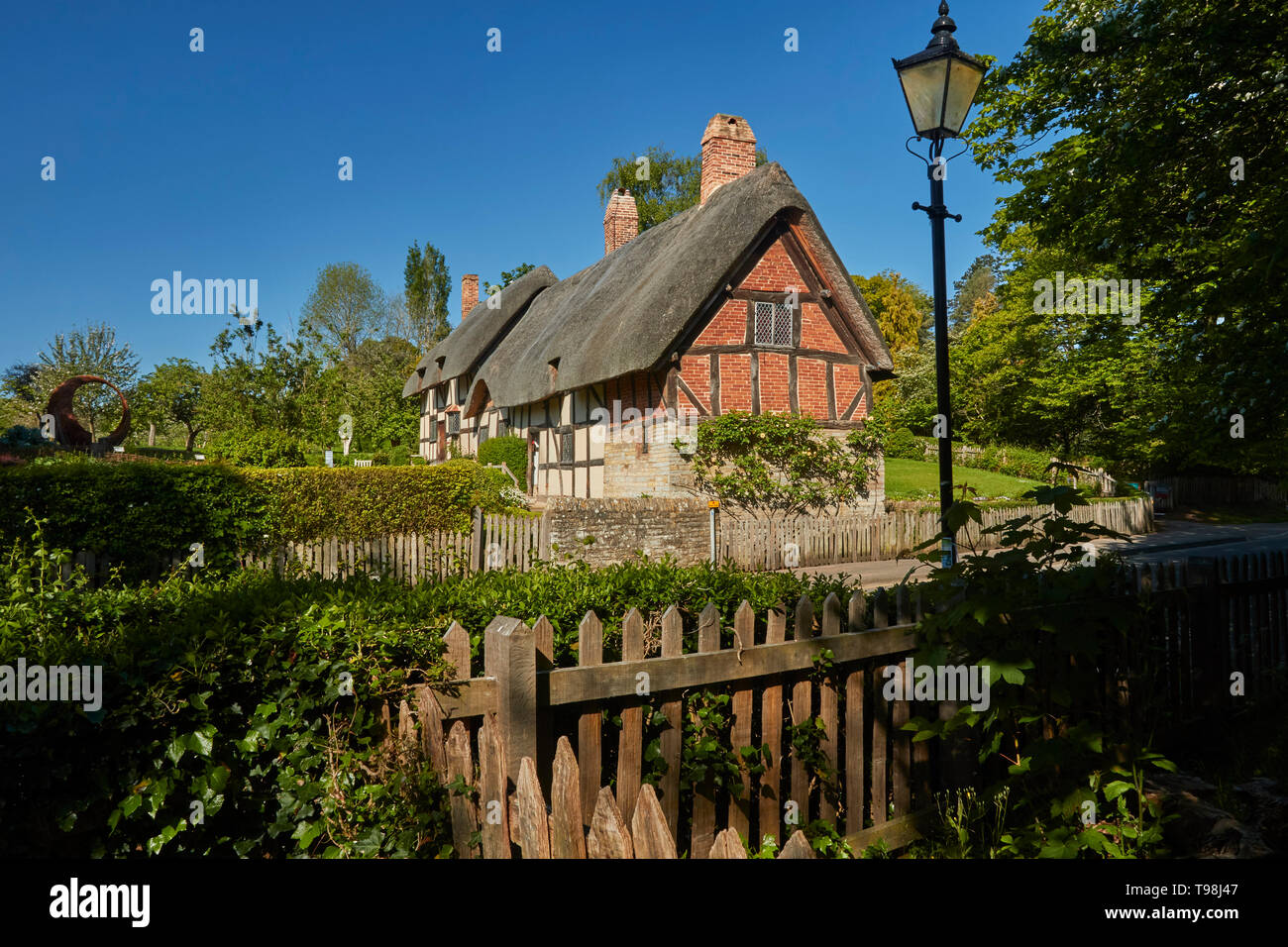 Anne Hathaway's Cottage, Shottery, Stratford-upon-Avon, England, Vereinigtes Königreich, Europa Stockfoto