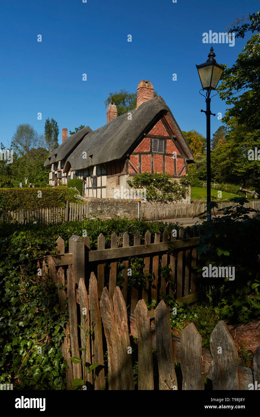 Anne Hathaway's Cottage, Shottery, Stratford-upon-Avon, England, Vereinigtes Königreich, Europa Stockfoto