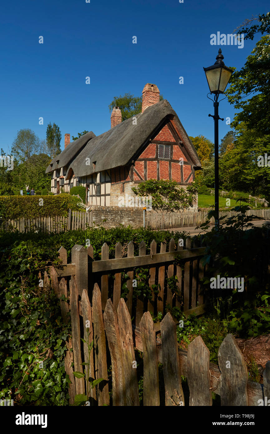 Anne Hathaway's Cottage, Shottery, Stratford-upon-Avon, England, Vereinigtes Königreich, Europa Stockfoto