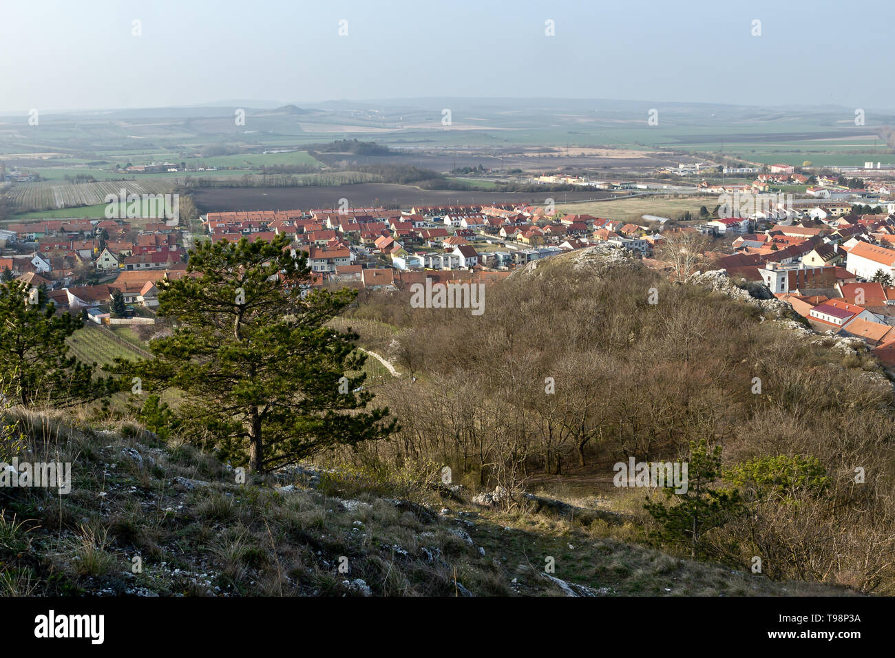 Mikulov - malerische Stadt in Südmähren - Amazing Tschechien Stockfoto