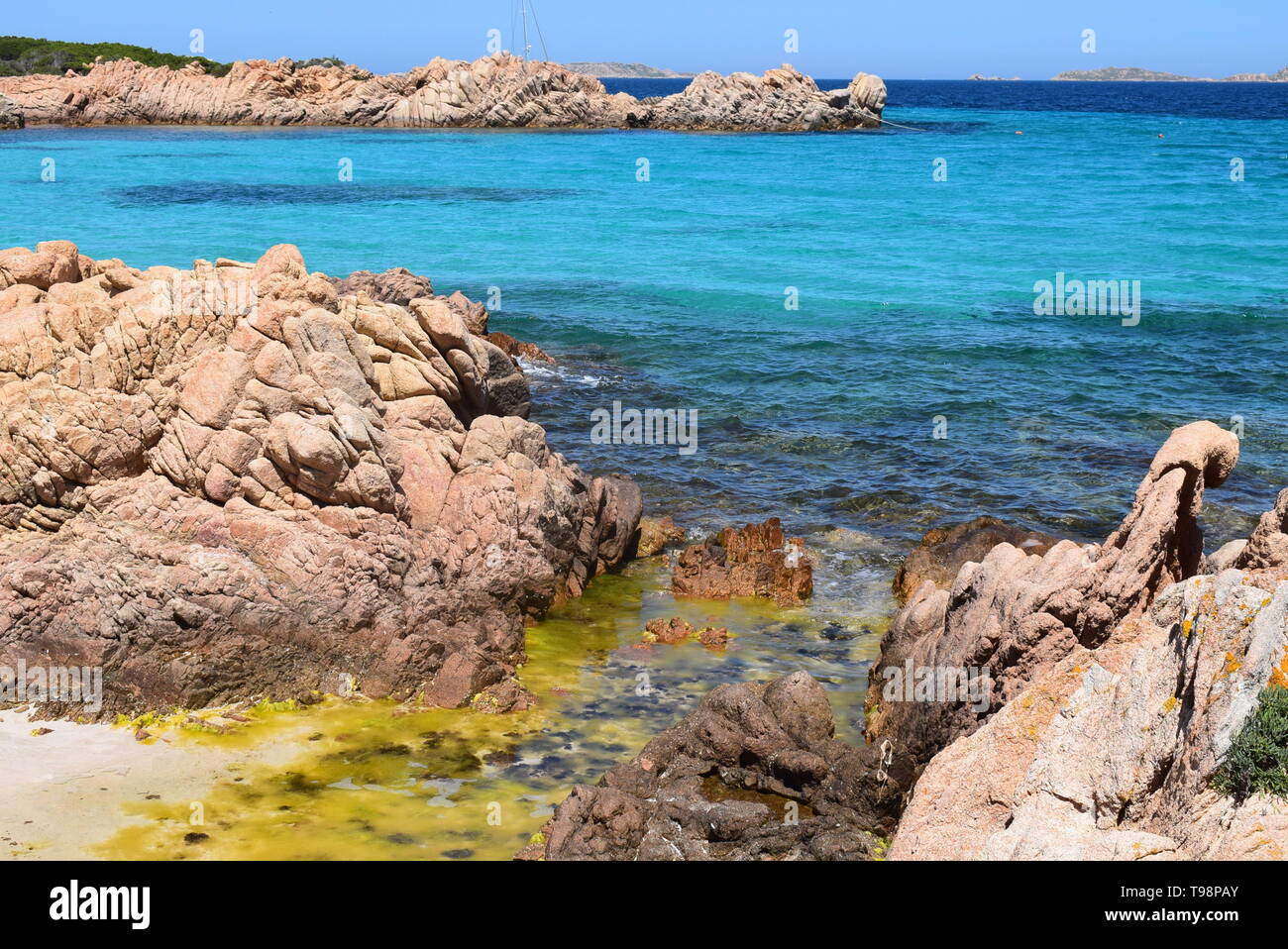 Einsame Strände von Sardinien Stockfoto