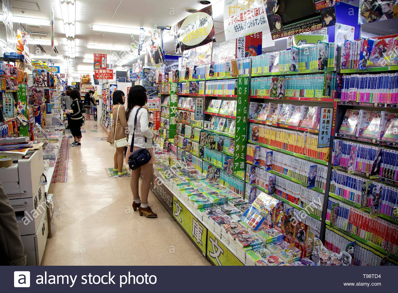 Shop Verkauf Von Japanischen Manga Und Anime Cartoons Kyoto Japan Stockfotografie Alamy