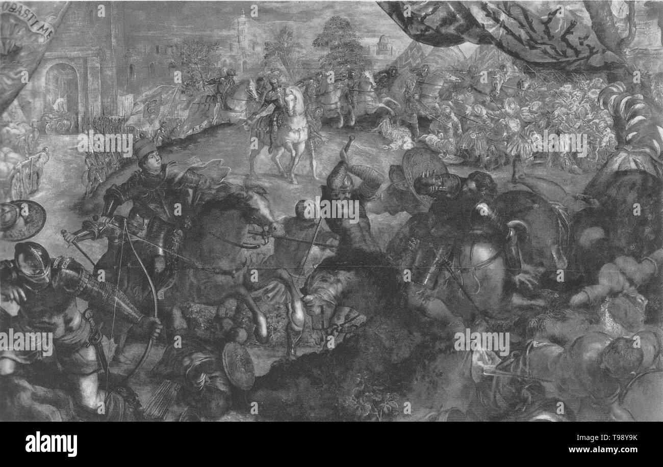 Tintoretto - Federico I Gonzag Stadt Legnano 1580 Stockfoto