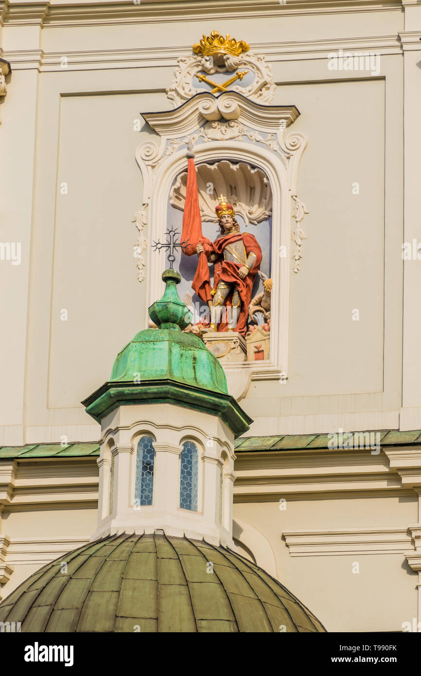 Die Kirche des Hl. Florian in Krakau, Polen Stockfoto