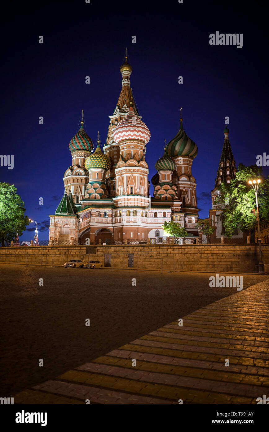 Basilius Kathedrale in Moskau, Russland Stockfoto