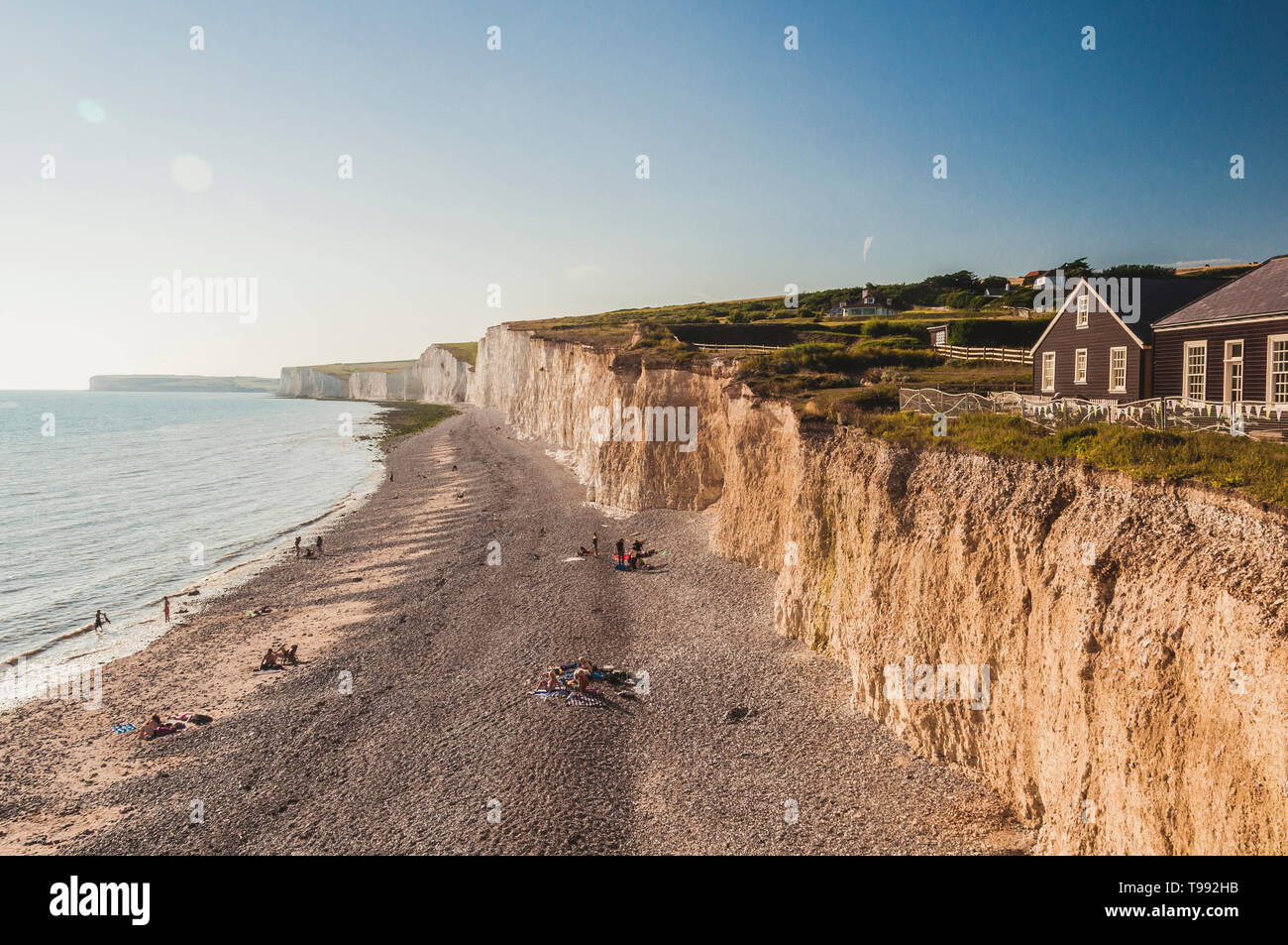 Sieben Schwestern, South Downs, Sussex, Südengland, Großbritannien Stockfoto