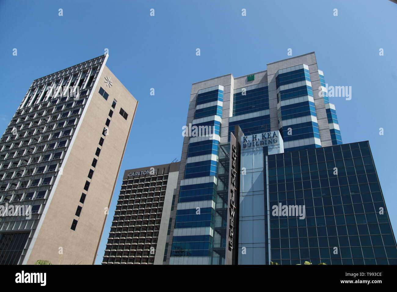 Singapur Financial District, Central Business District Stockfoto