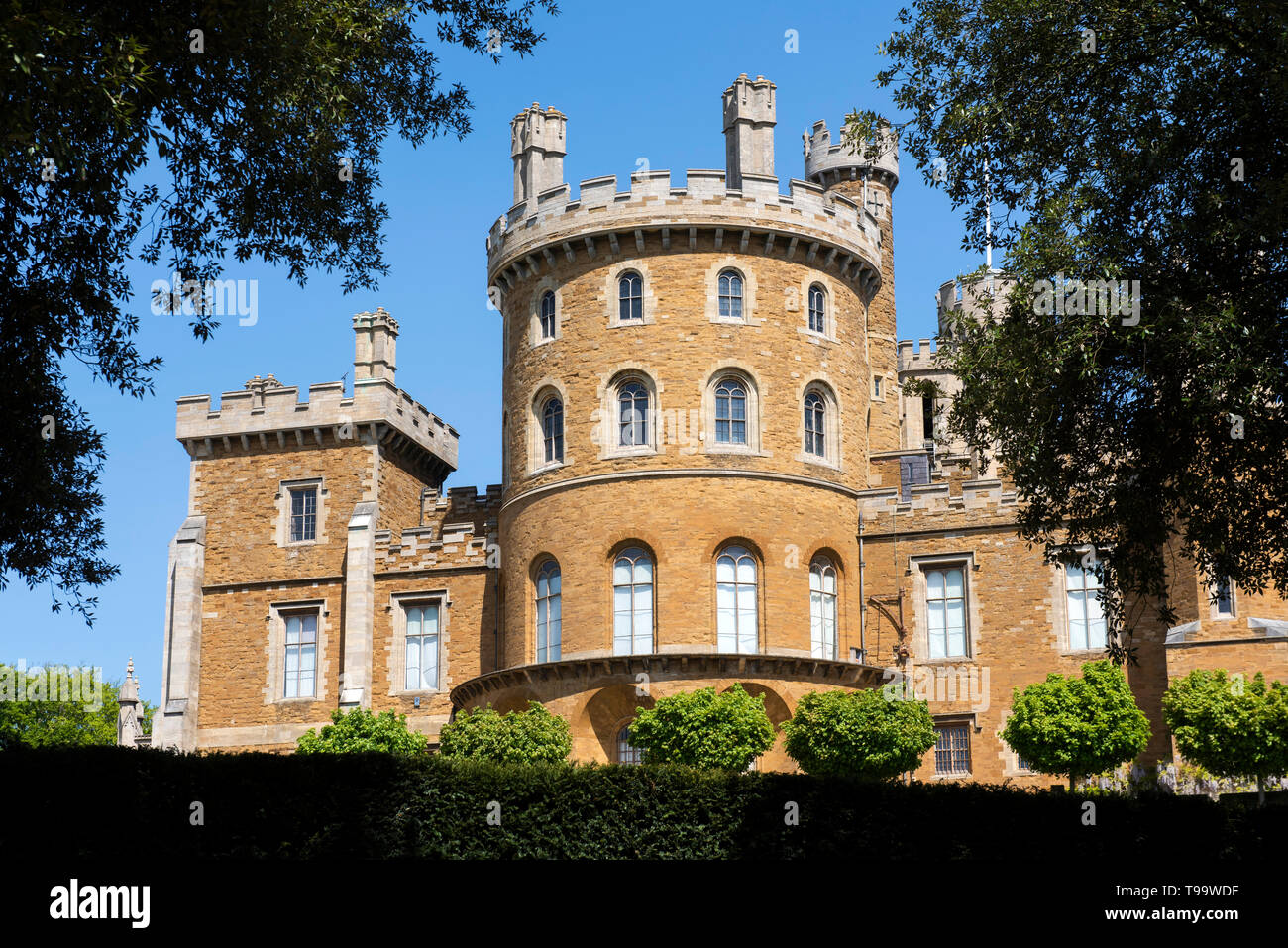Belvoir Castle, in der Nähe von Belvoir Leicestershire England Großbritannien Stockfoto