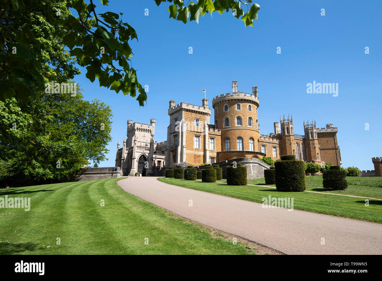 Belvoir Castle, in der Nähe von Belvoir Leicestershire England Großbritannien Stockfoto