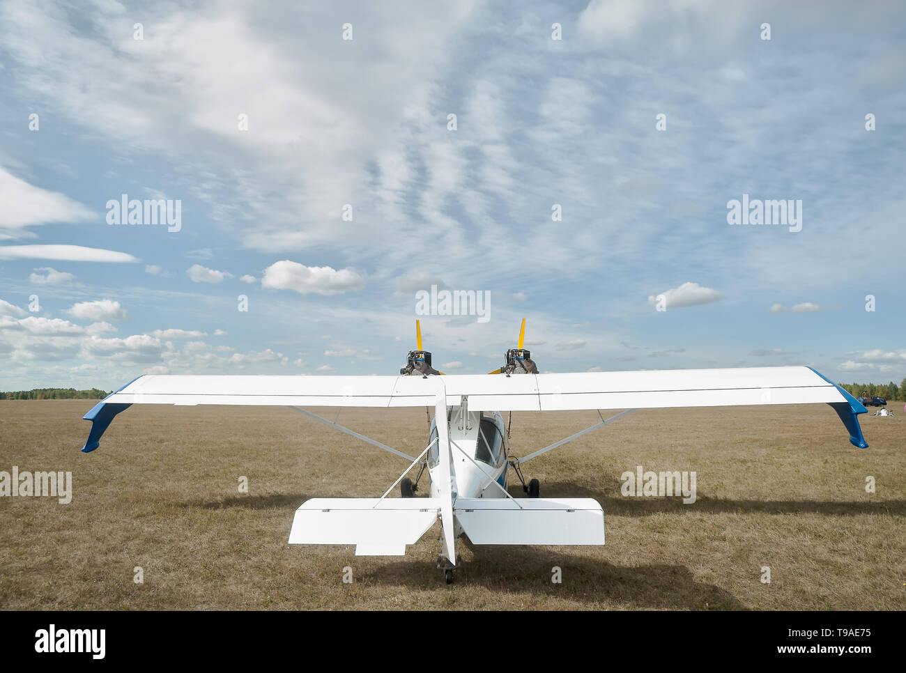 Yalutorovsk, Russland - 14. September 2013: Hydroplane SK-12 Orion auf Sport airdrome Stockfoto