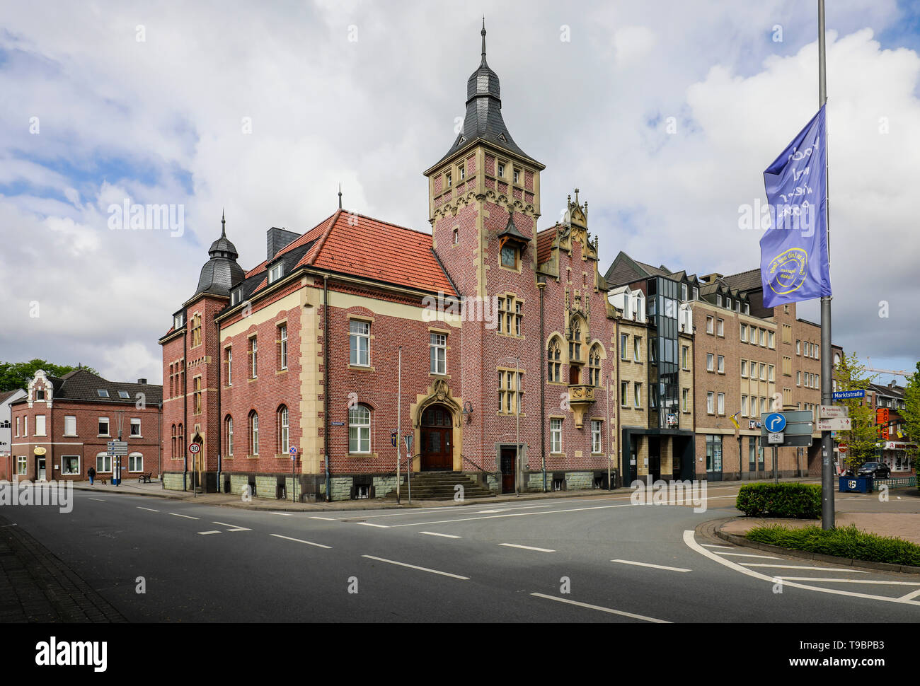 Kevelaer, Niederrhein, Nordrhein-Westfalen, Deutschland - Historische Rathaus im Wallfahrtsort Kevelaer. Kevelaer, Niederrhein, Nordrhein-West Stockfoto